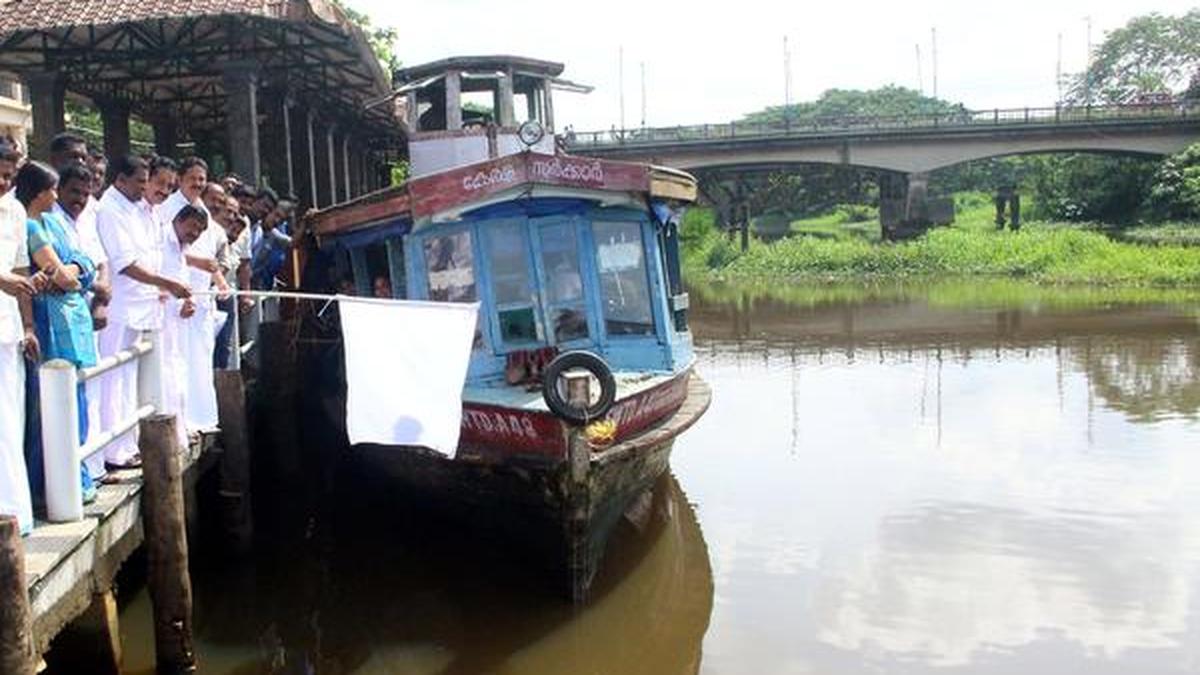 KottayamAlappuzha boat service resumes The Hindu